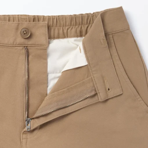 Best Women's 4-Way Stretch Chino Wide Straight Pants (L 32inch / 80cm) Women Chino