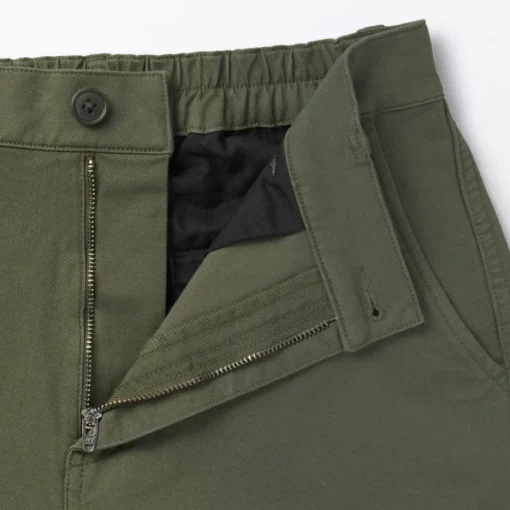 Best Women's 4-Way Stretch Chino Wide Straight Pants (L 32inch / 80cm) Women Chino