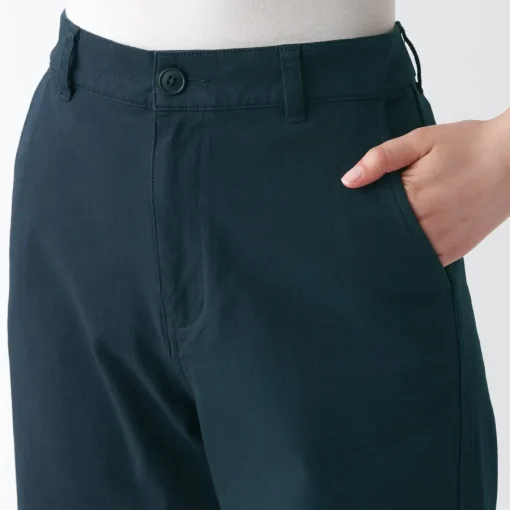 Best Women's 4-Way Stretch Chino Wide Straight Pants (L 32inch / 80cm) Women Chino